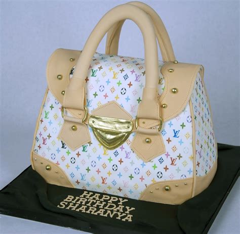 louis vuitton lv bag cake